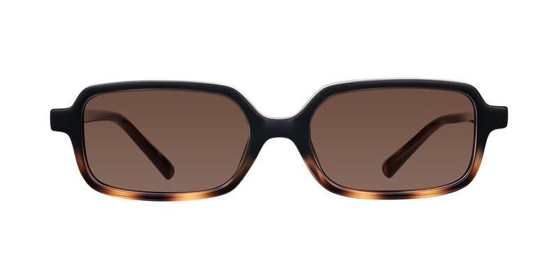 Garbott - Black/Tortoise Tinted Sunglasses
