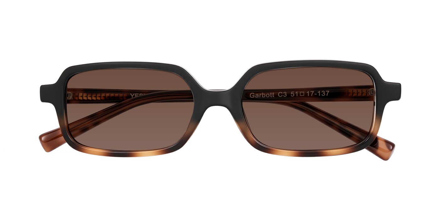 Garbott - Black/Tortoise Tinted Sunglasses