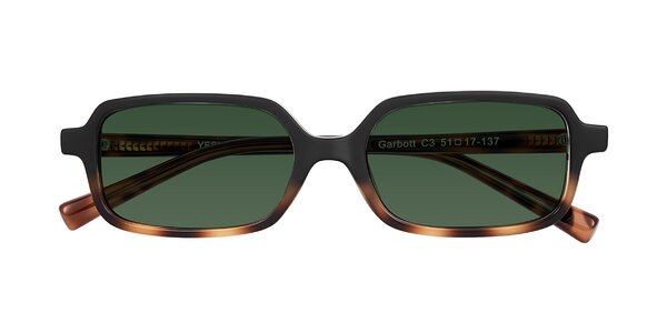 Front of Garbott in Black/Tortoise