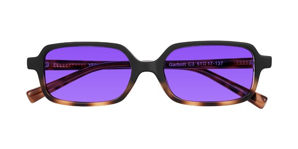 Front of Garbott in Black/Tortoise