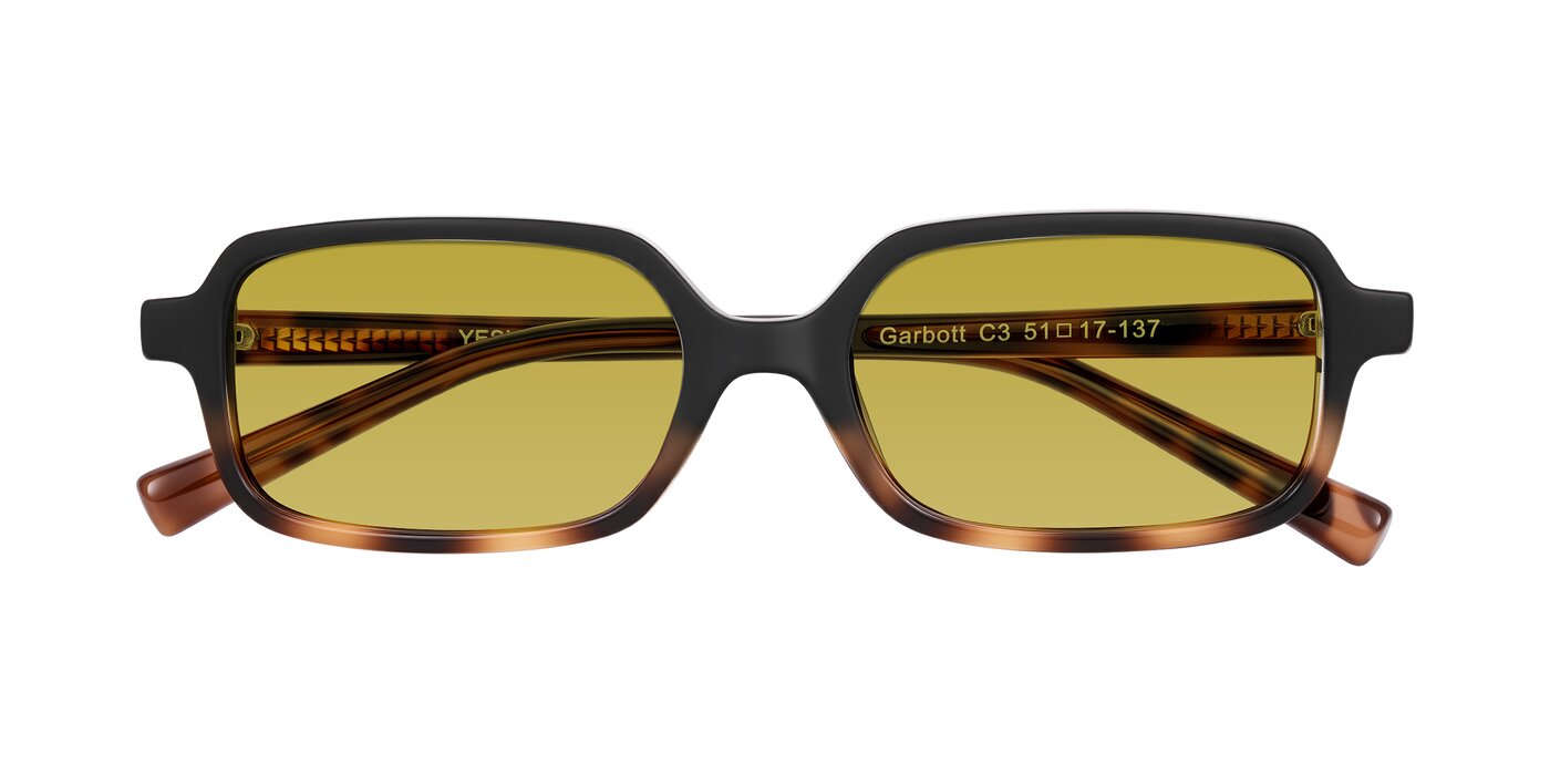 Garbott - Black/Tortoise Tinted Sunglasses