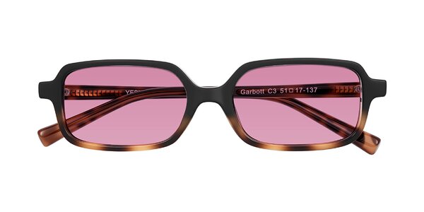 Front of Garbott in Black/Tortoise