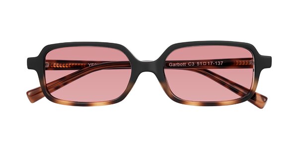 Front of Garbott in Black/Tortoise