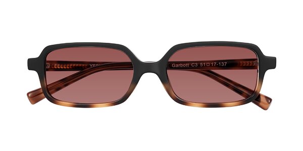 Front of Garbott in Black/Tortoise
