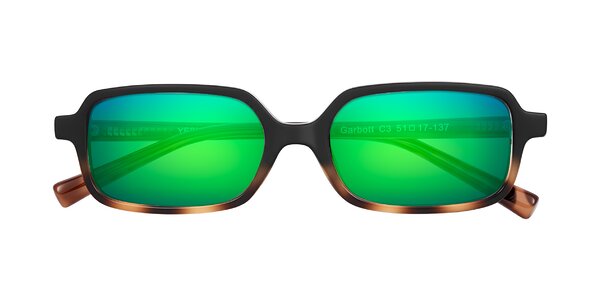 Front of Garbott in Black/Tortoise