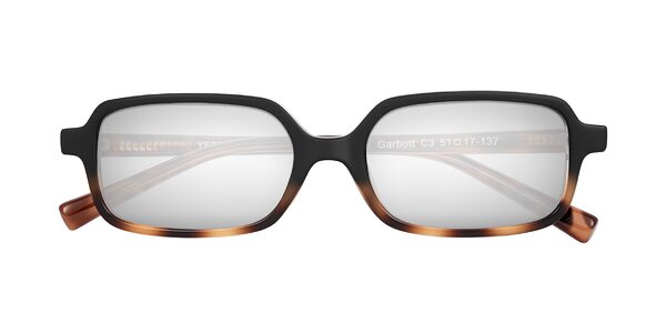 Front of Garbott in Black/Tortoise