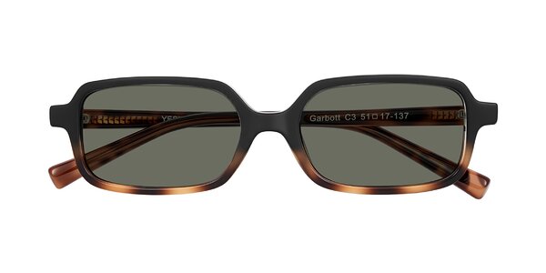 Front of Garbott in Black/Tortoise