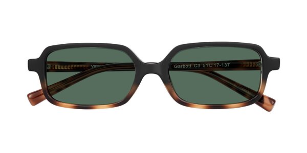 Front of Garbott in Black/Tortoise