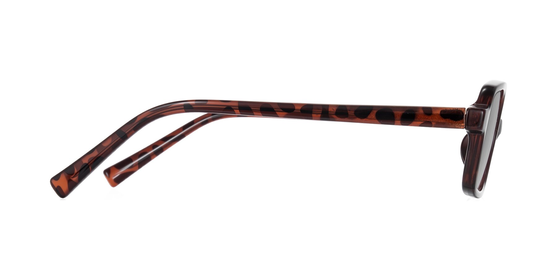 Side of Garbott in Leopard-Print with Light Gray Tinted Lenses
