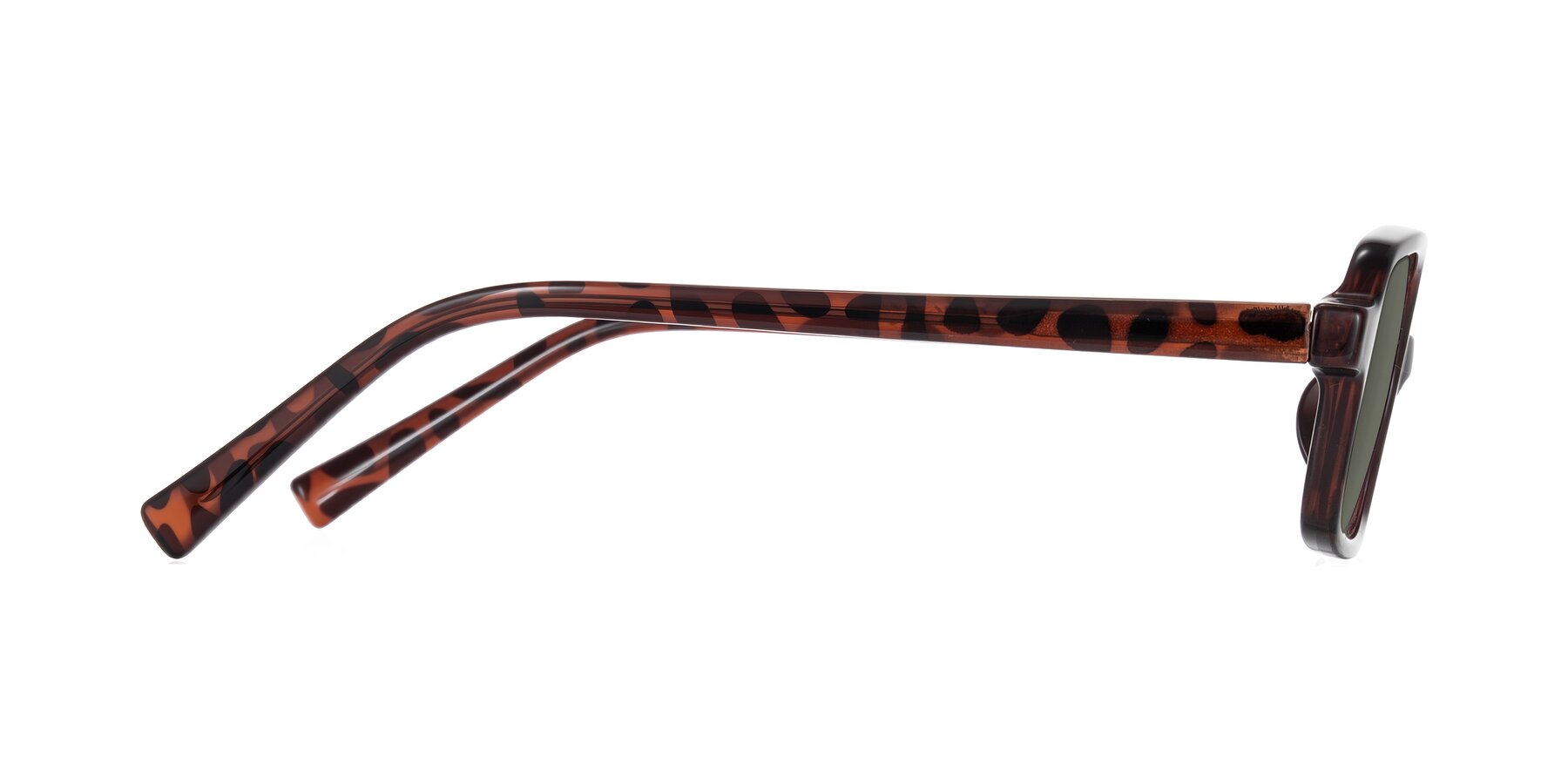 Side of Garbott in Leopard-Print with Gray Polarized Lenses