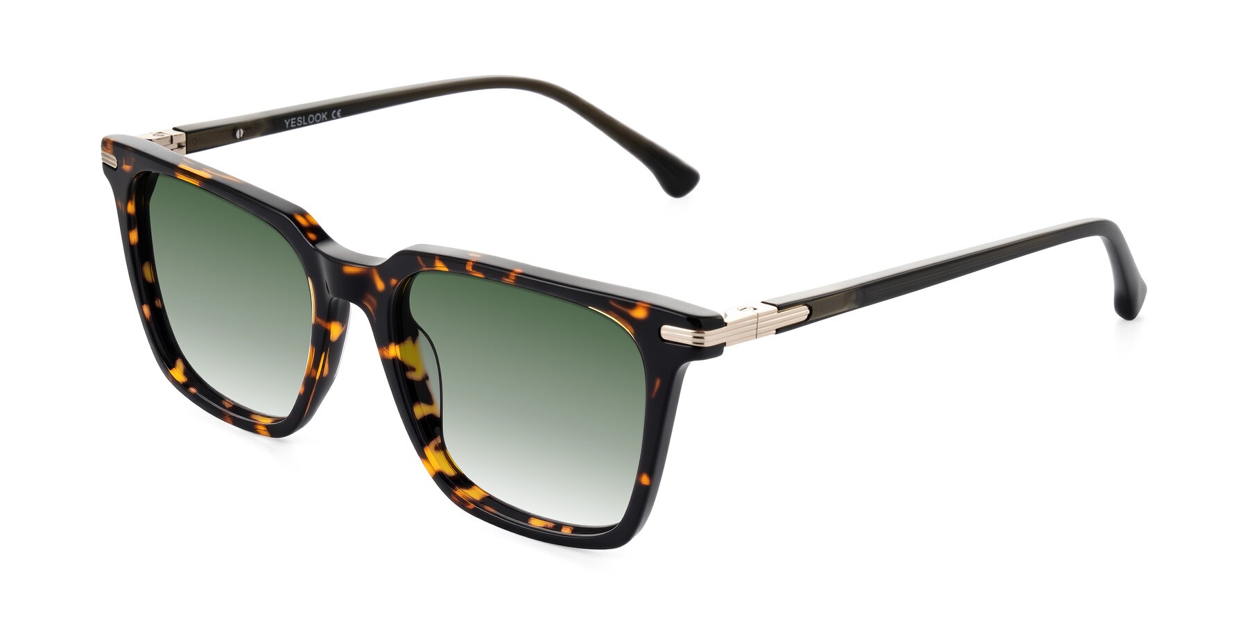 Angle of Miyaha in Tortoise with Green Gradient Lenses