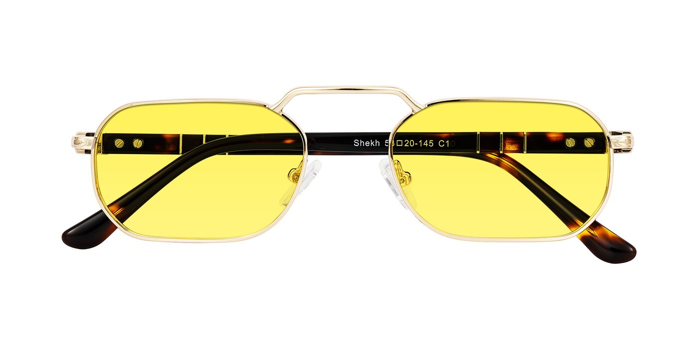 Shekh - Gold Tinted Sunglasses