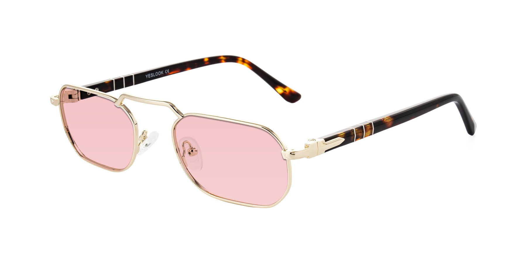 Angle of Shekh in Gold with Light Garnet Tinted Lenses