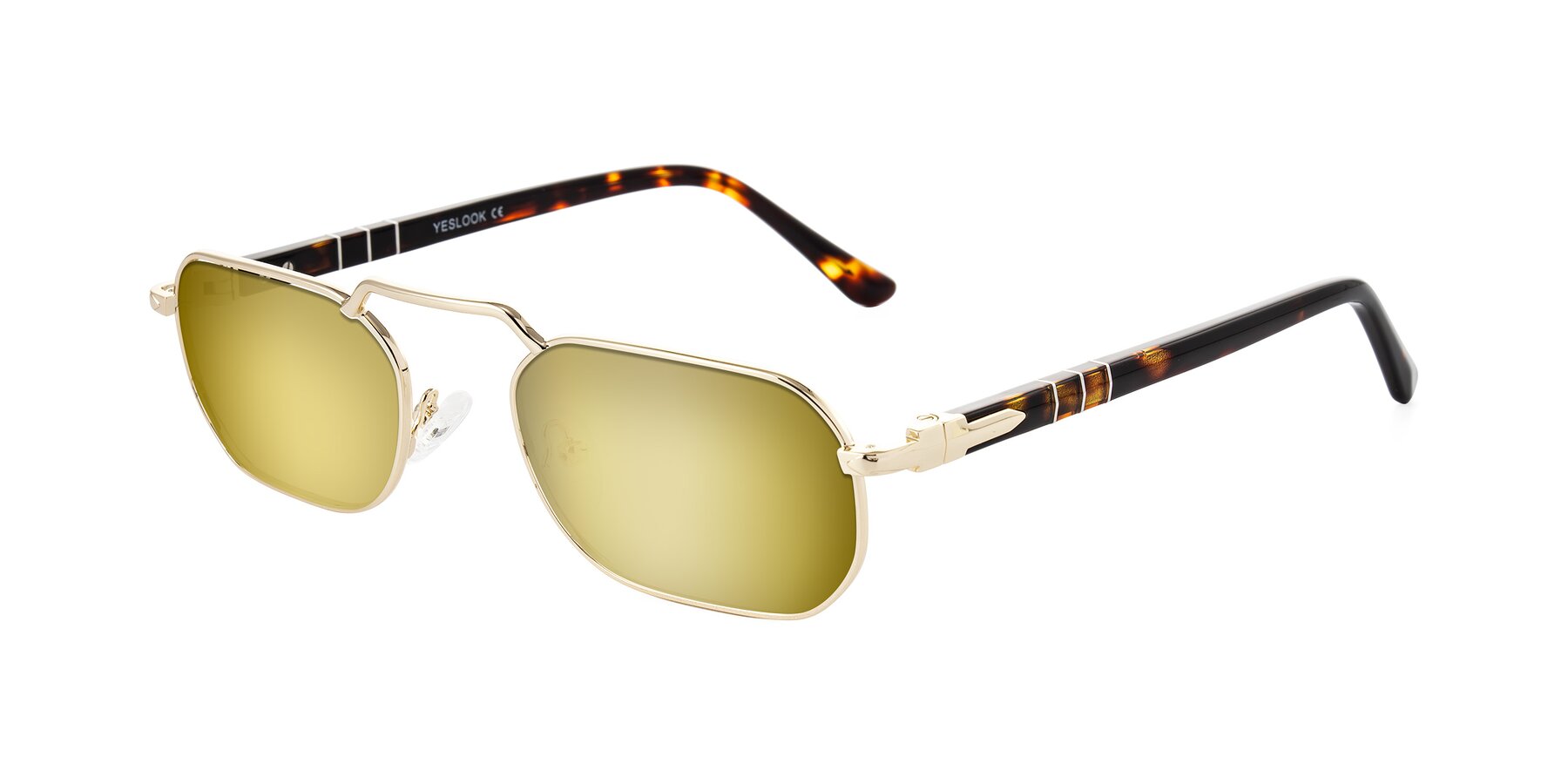Angle of Shekh in Gold with Gold Mirrored Lenses
