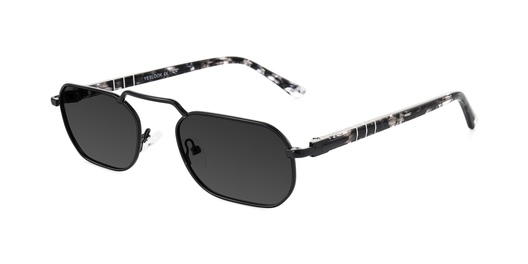 Angle of Shekh in Black with Gray Tinted Lenses