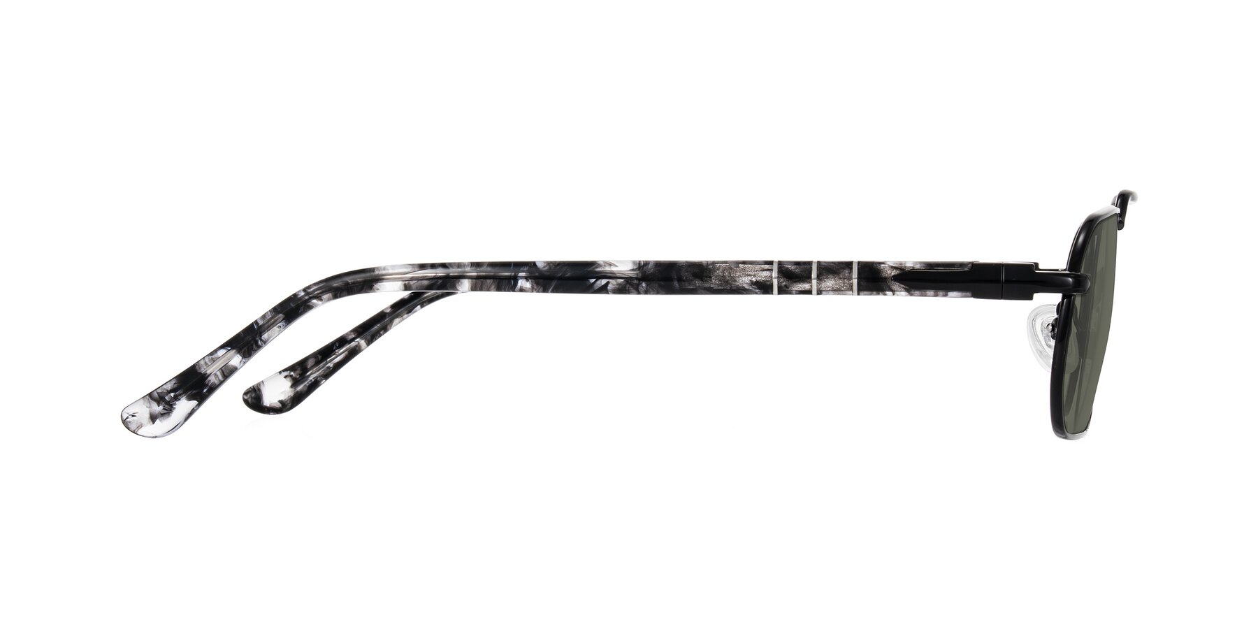Side of Shekh in Black with Gray Polarized Lenses