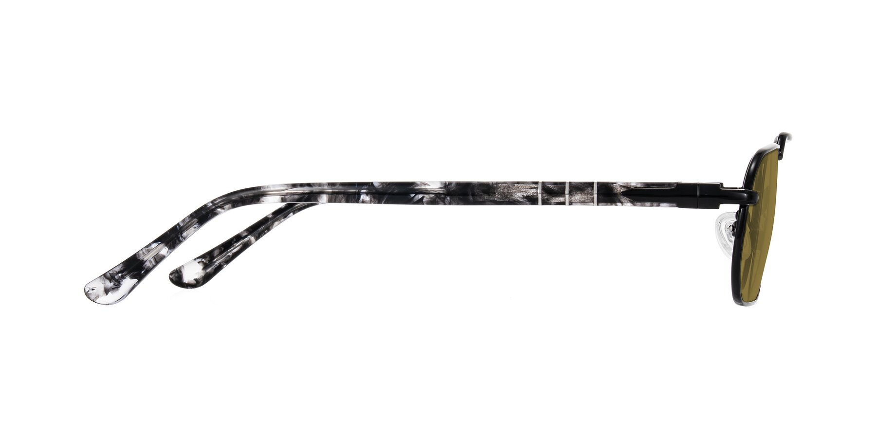 Side of Shekh in Black with Brown Polarized Lenses