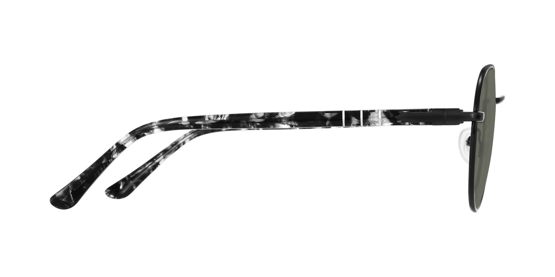 Side of Qeenah in Black with Gray Polarized Lenses
