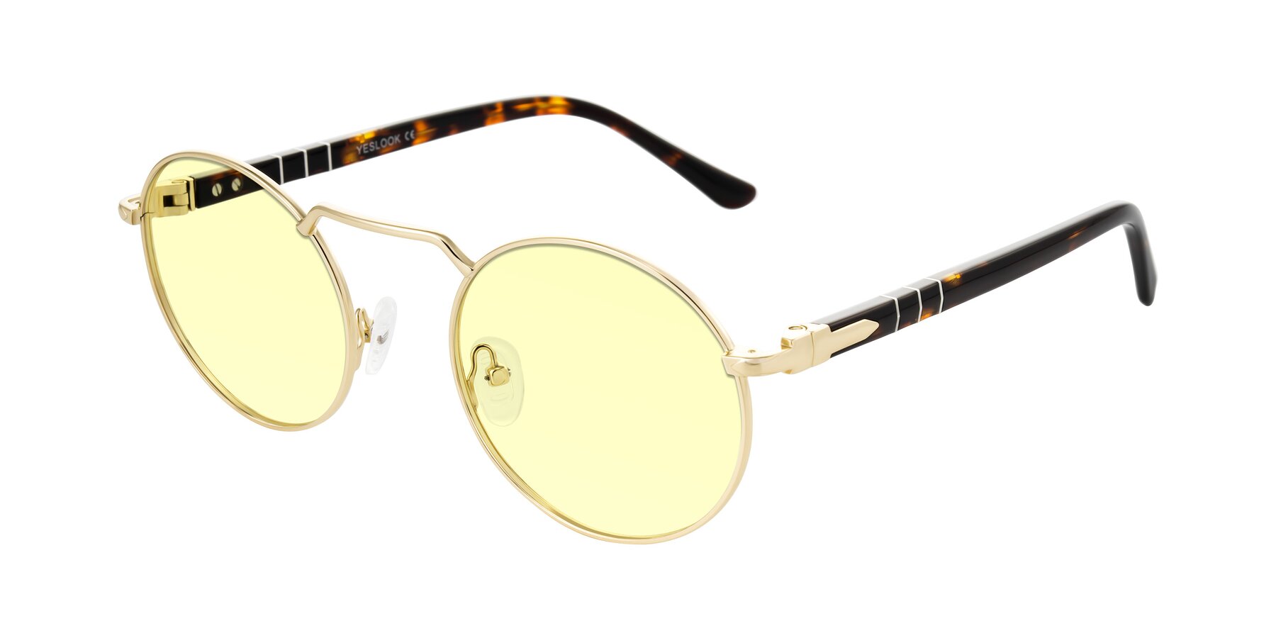 Angle of Parrong in Gold with Light Yellow Tinted Lenses