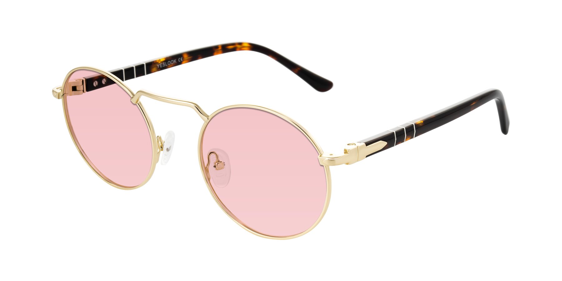Angle of Parrong in Gold with Light Garnet Tinted Lenses