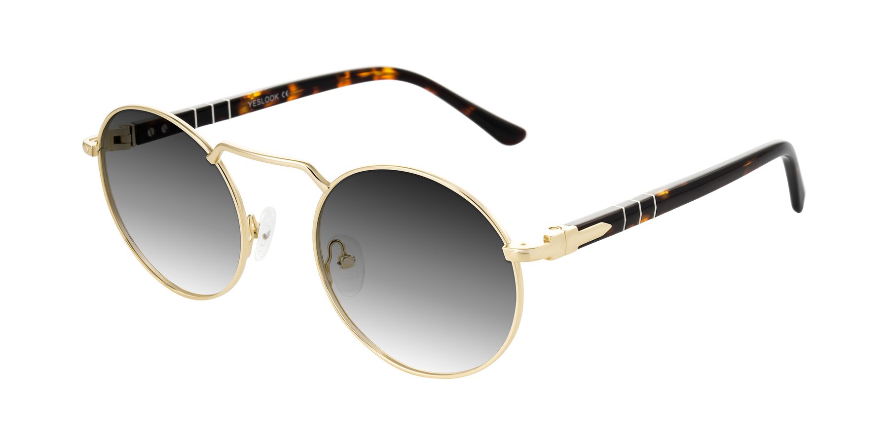 Angle of Parrong in Gold with Gray Gradient Lenses