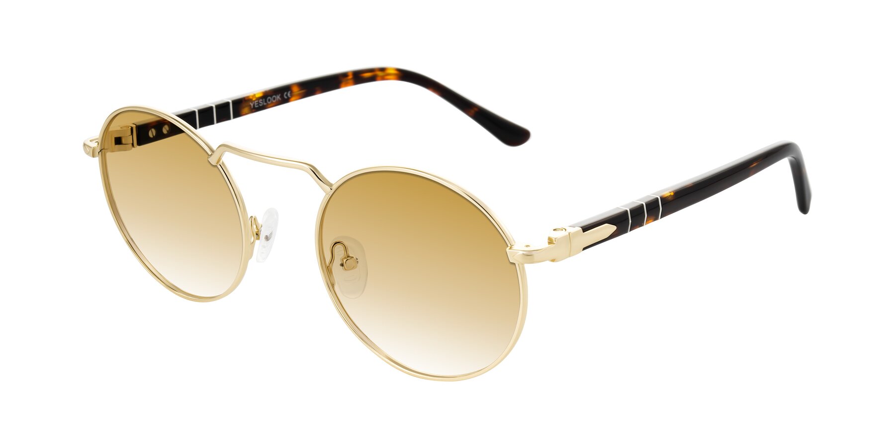 Angle of Parrong in Gold with Champagne Gradient Lenses