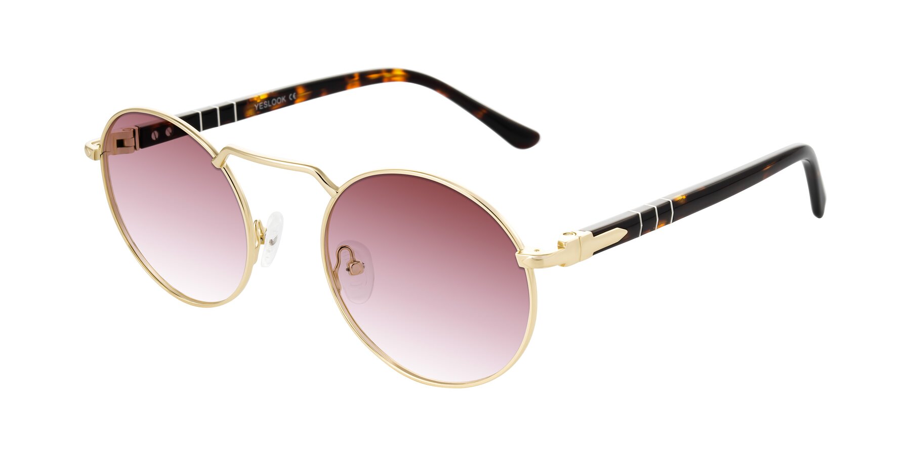 Angle of Parrong in Gold with Garnet Gradient Lenses