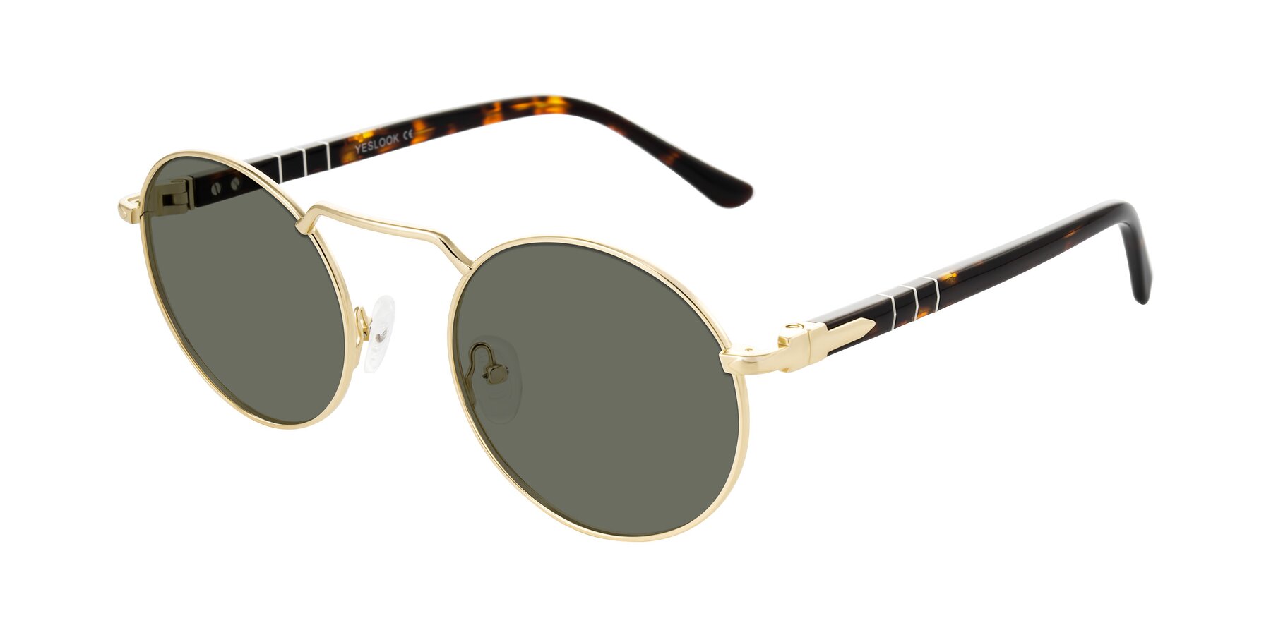 Angle of Parrong in Gold with Gray Polarized Lenses