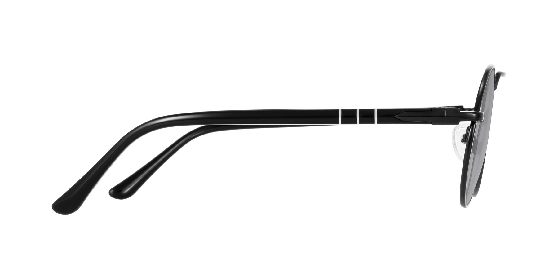 Side of Parrong in Black with Light Gray Tinted Lenses