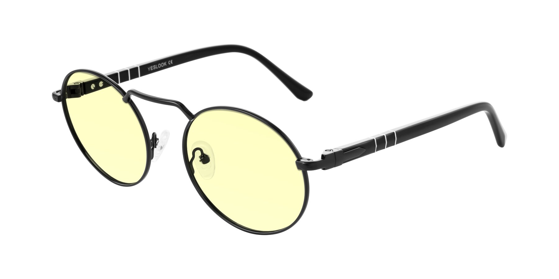 Angle of Parrong in Black with Light Yellow Tinted Lenses