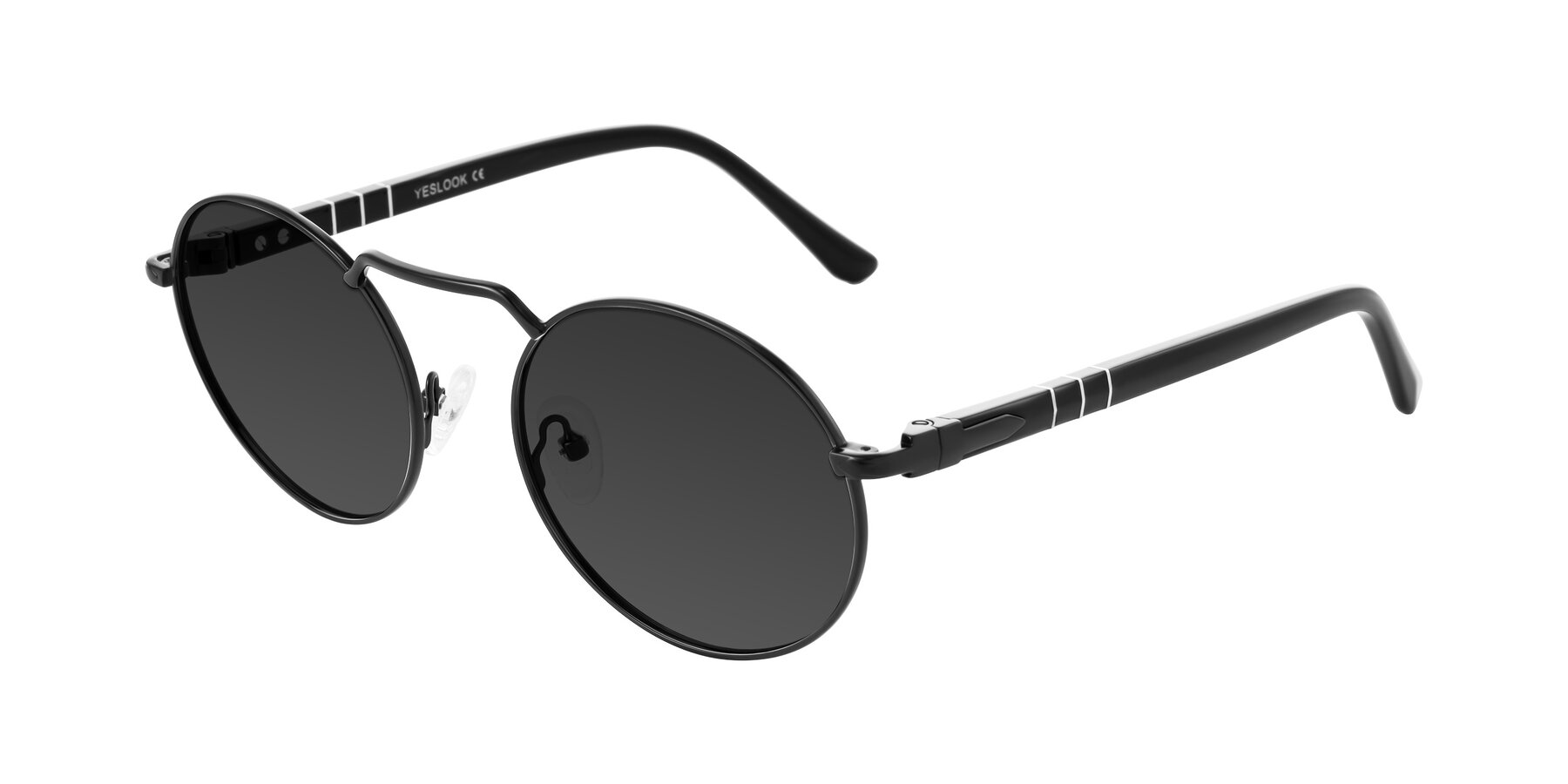 Angle of Parrong in Black with Gray Tinted Lenses