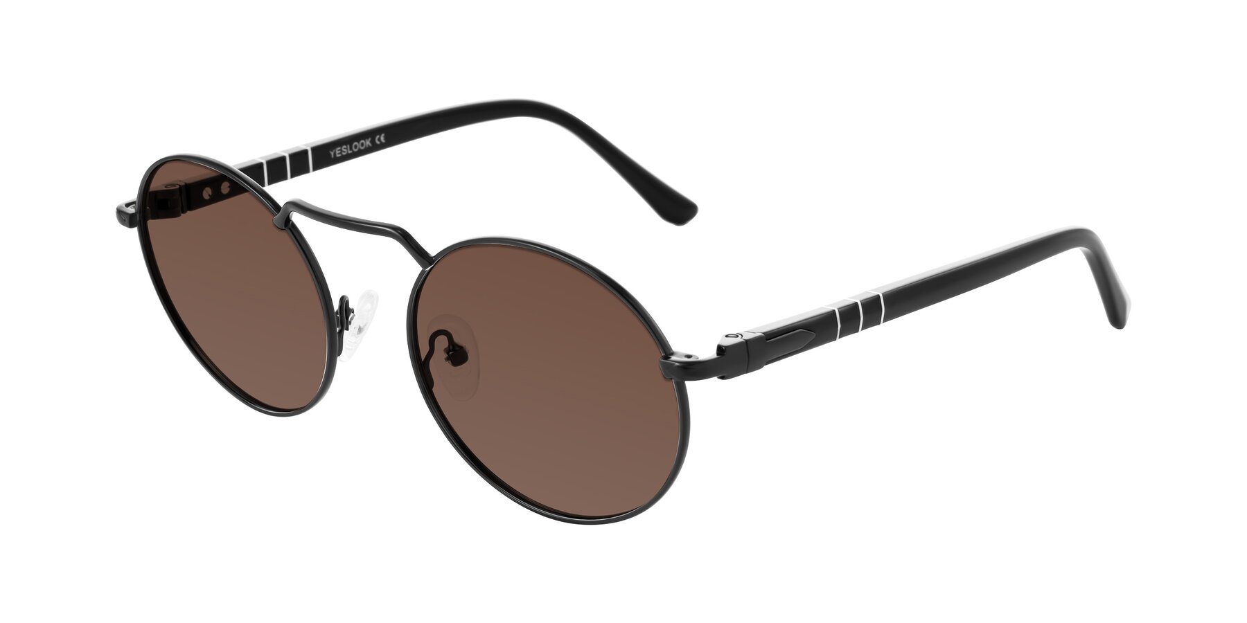 Angle of Parrong in Black with Brown Tinted Lenses