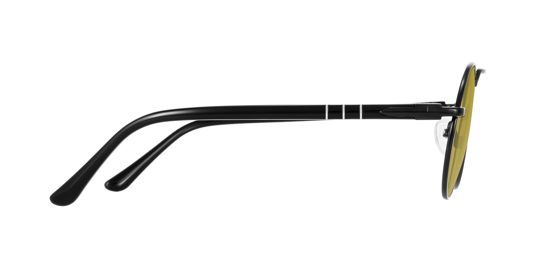 Side of Parrong in Black with Champagne Tinted Lenses