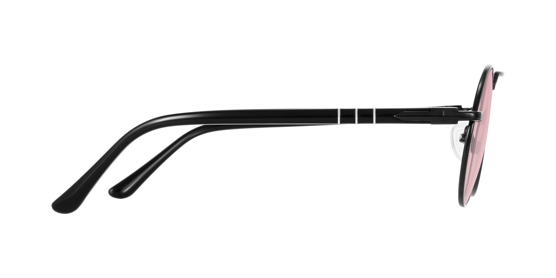 Side of Parrong in Black with Light Garnet Tinted Lenses