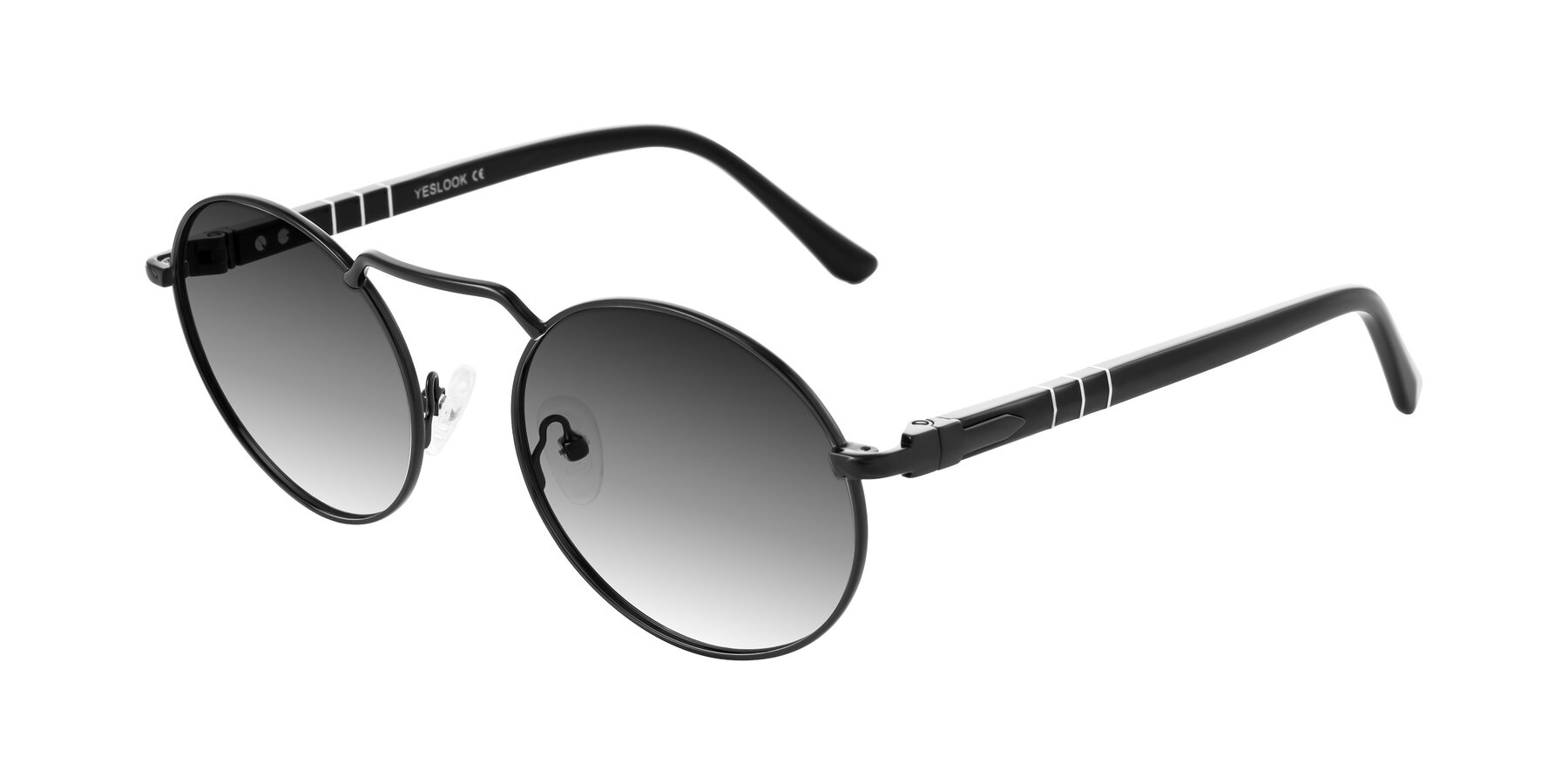 Angle of Parrong in Black with Gray Gradient Lenses