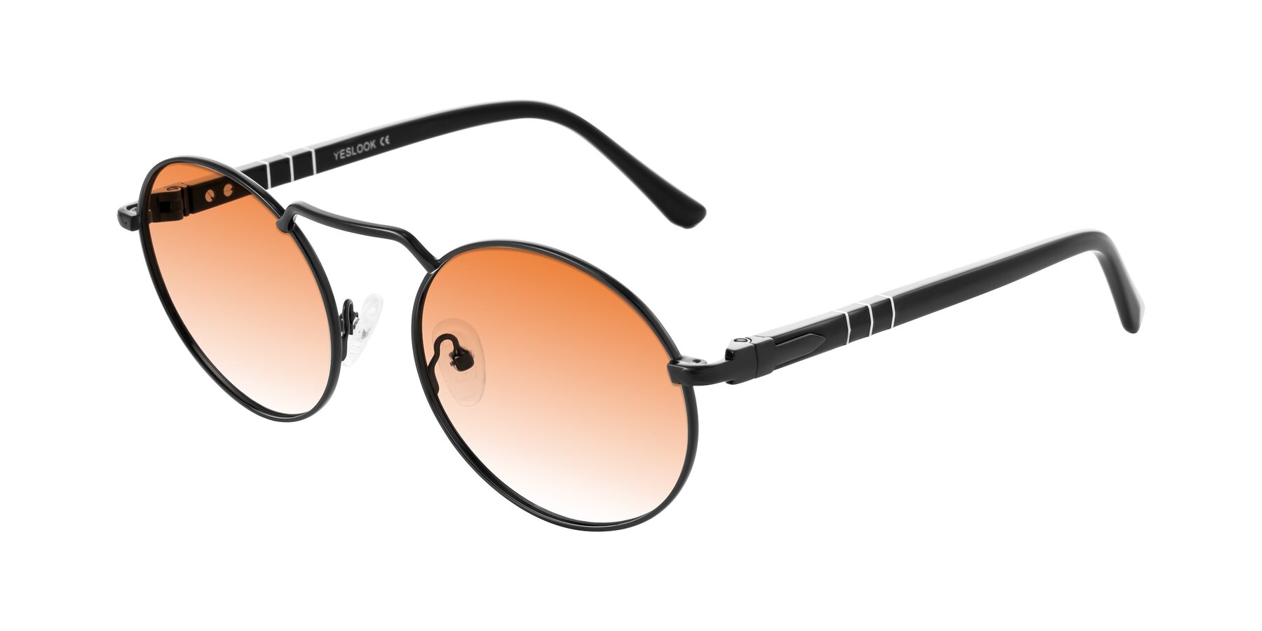 Angle of Parrong in Black with Orange Gradient Lenses