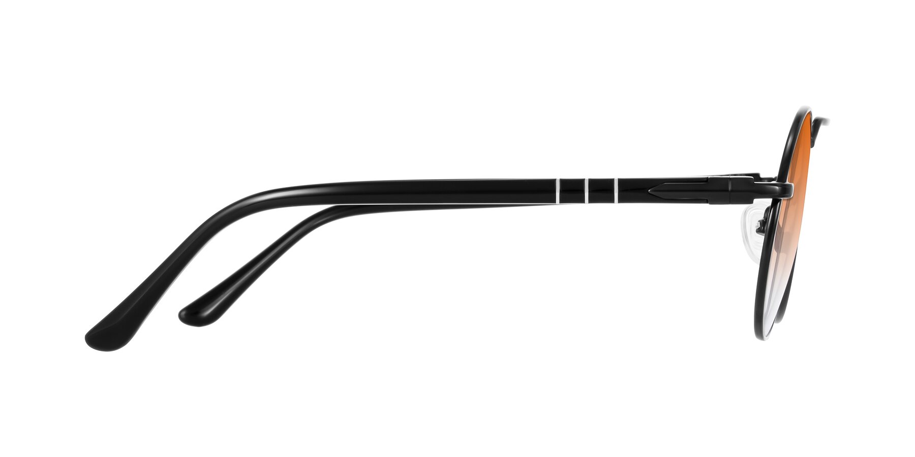 Side of Parrong in Black with Orange Gradient Lenses