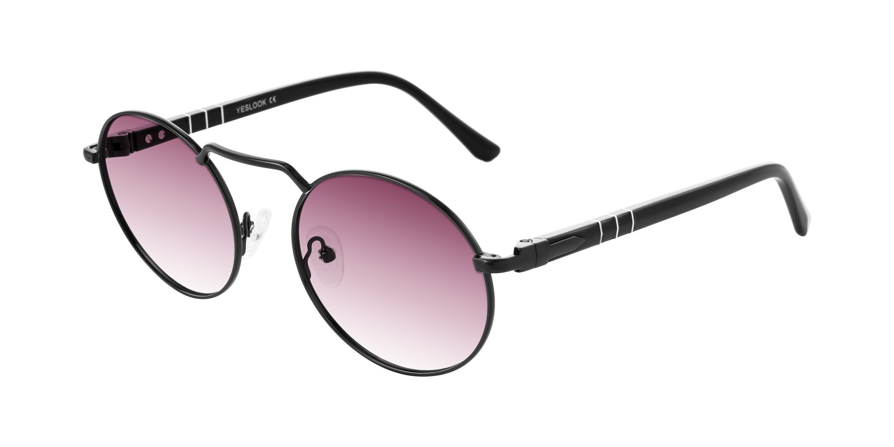 Angle of Parrong in Black with Wine Gradient Lenses