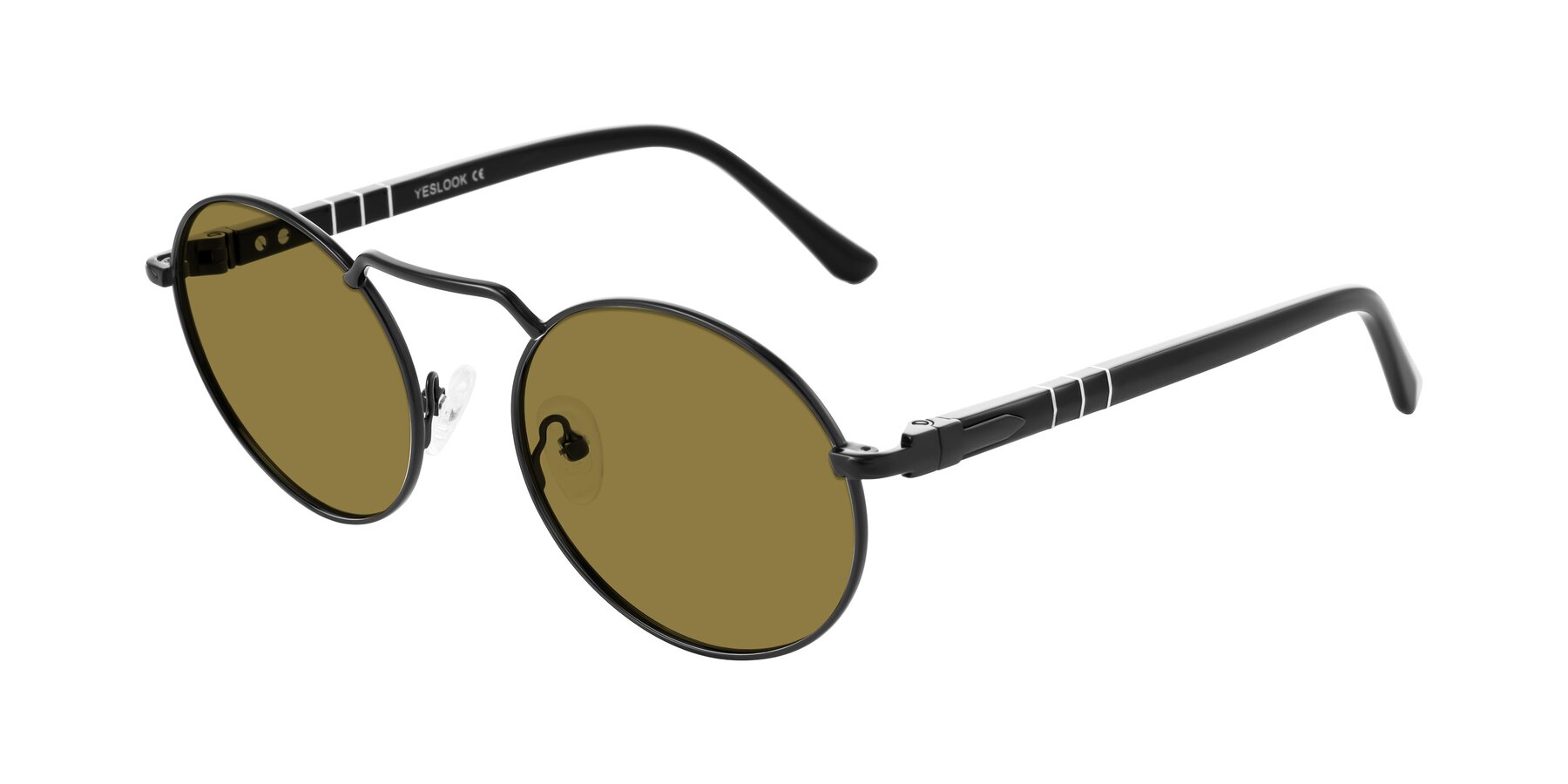 Angle of Parrong in Black with Brown Polarized Lenses
