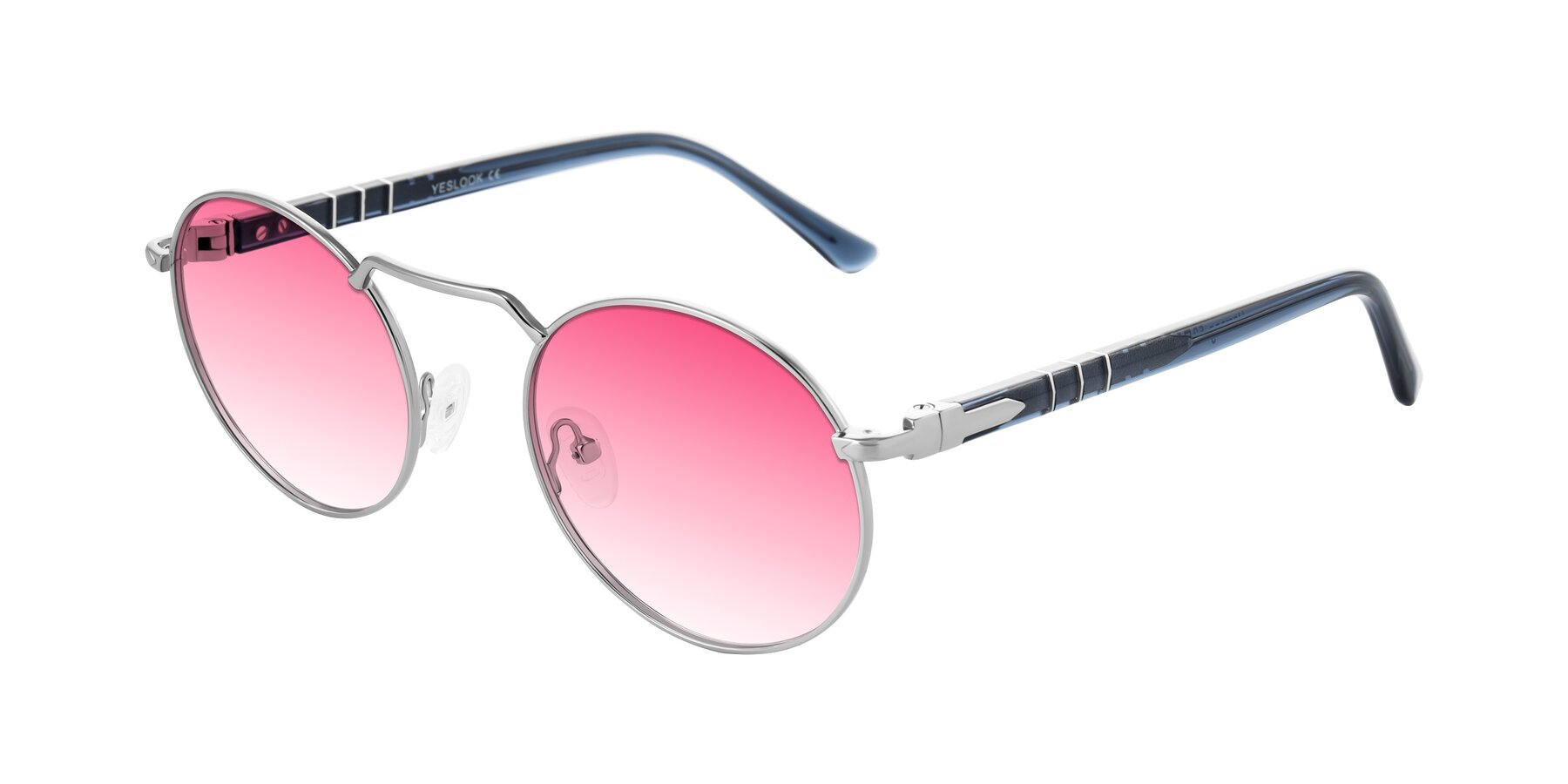 Angle of Parrong in Silver with Pink Gradient Lenses