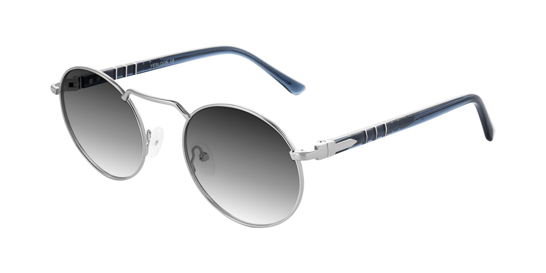 Angle of Parrong in Silver with Gray Gradient Lenses