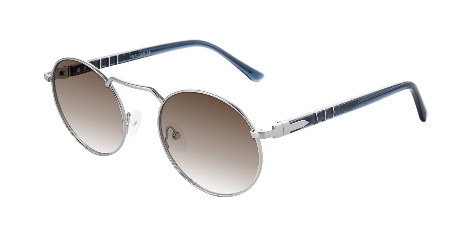 Angle of Parrong in Silver with Brown Gradient Lenses