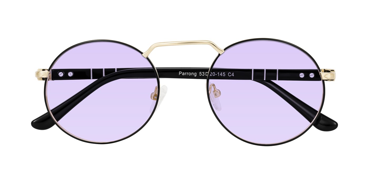 Parrong - Black/Gold Tinted Sunglasses