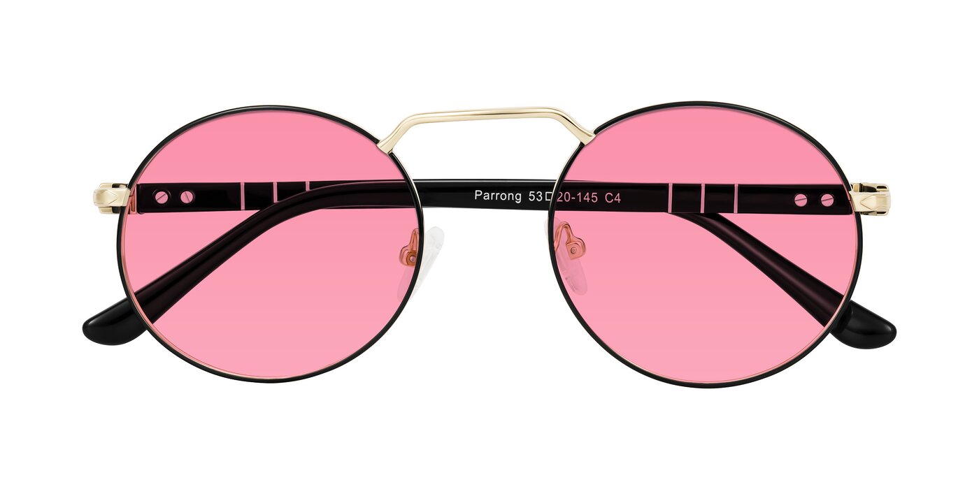 Parrong - Black/Gold Tinted Sunglasses