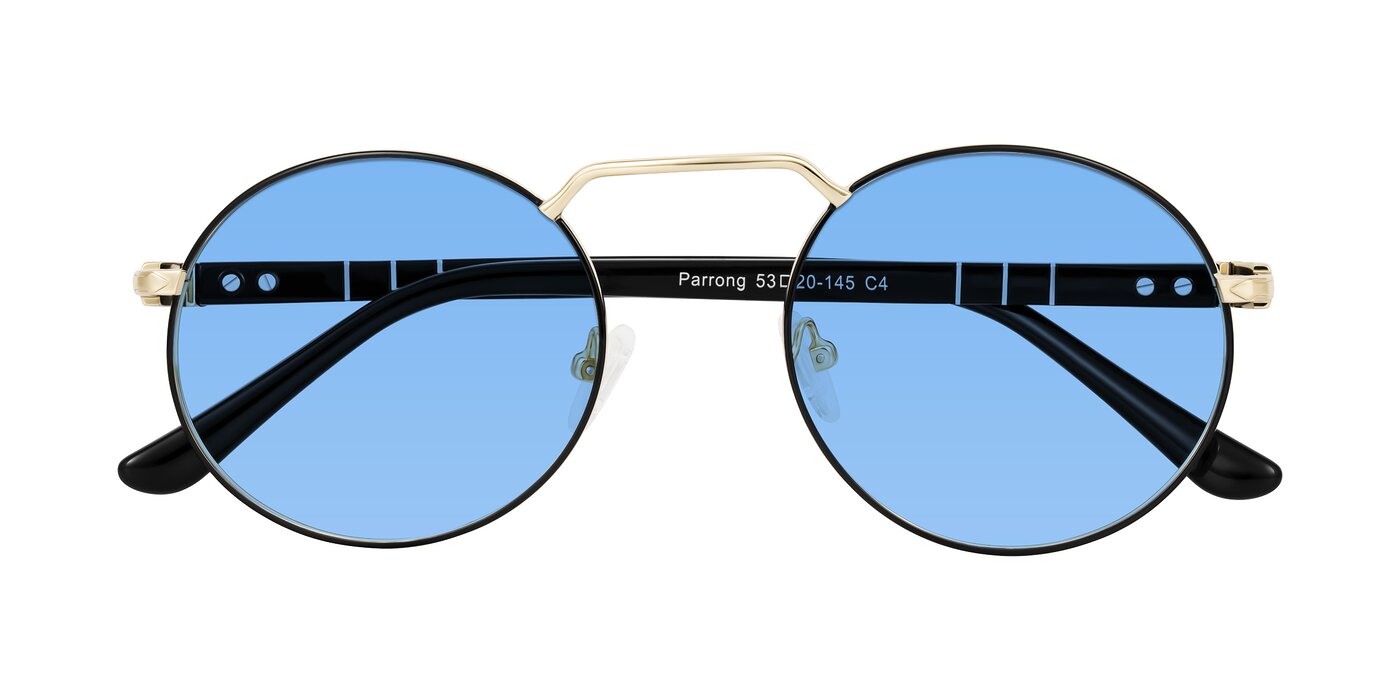 Parrong - Black/Gold Tinted Sunglasses