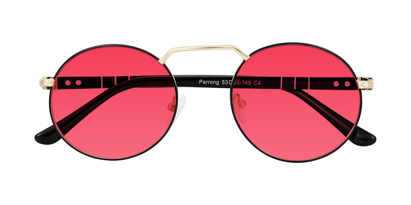 Parrong - Black/Gold Tinted Sunglasses