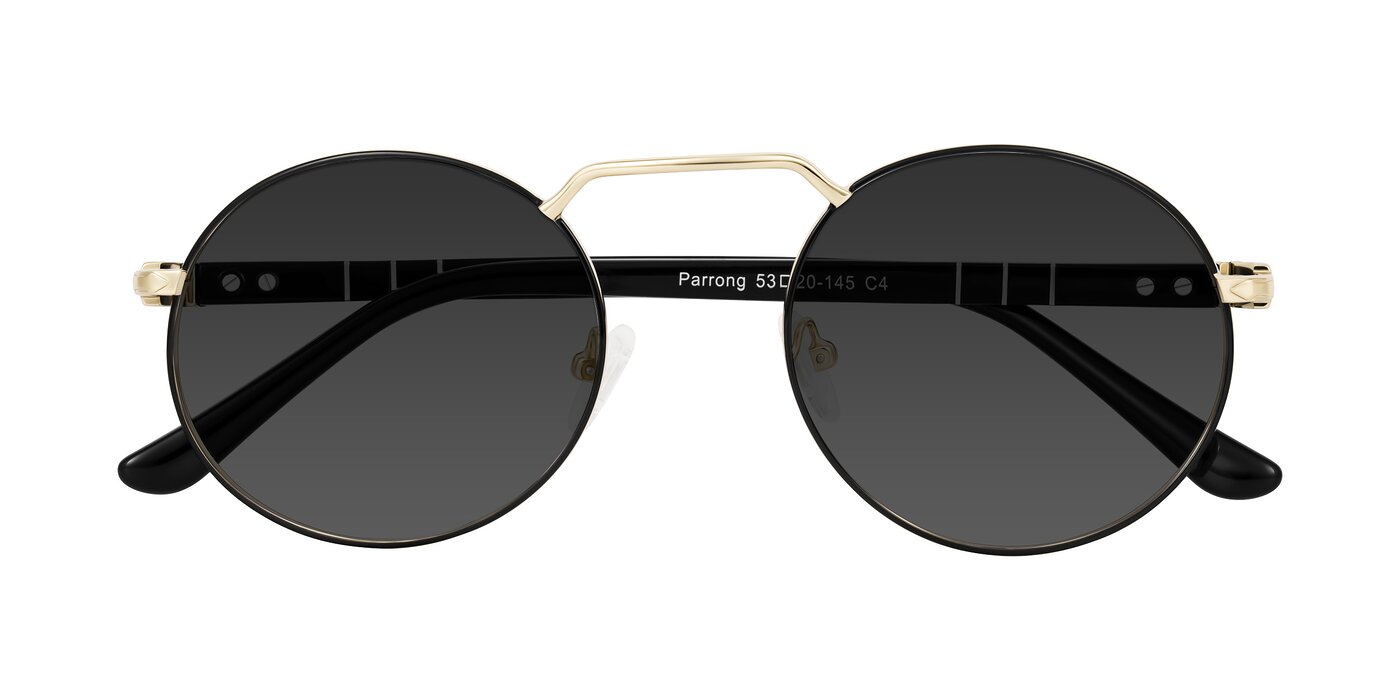 Parrong - Black/Gold Tinted Sunglasses