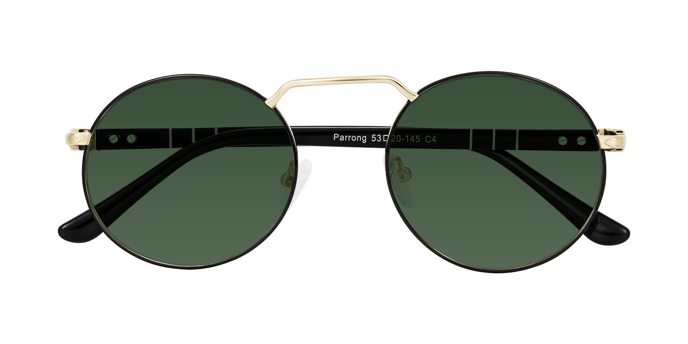 Parrong - Black/Gold Tinted Sunglasses