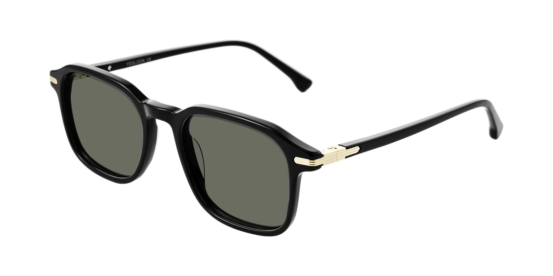 Angle of Tlaho in Black with Gray Polarized Lenses