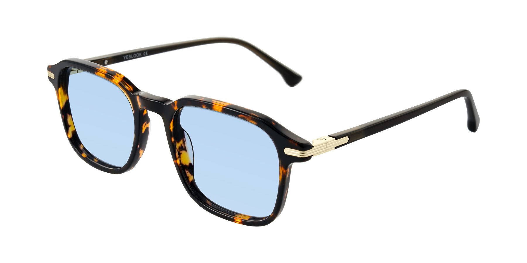 Angle of Tlaho in Tortoise with Light Blue Tinted Lenses